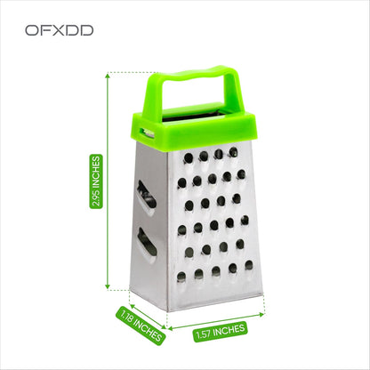 Miniature Hand Garlic Box Grater- Pack of 3 - Cheese and Ginger Mini Zester - Small Nutmeg Grater