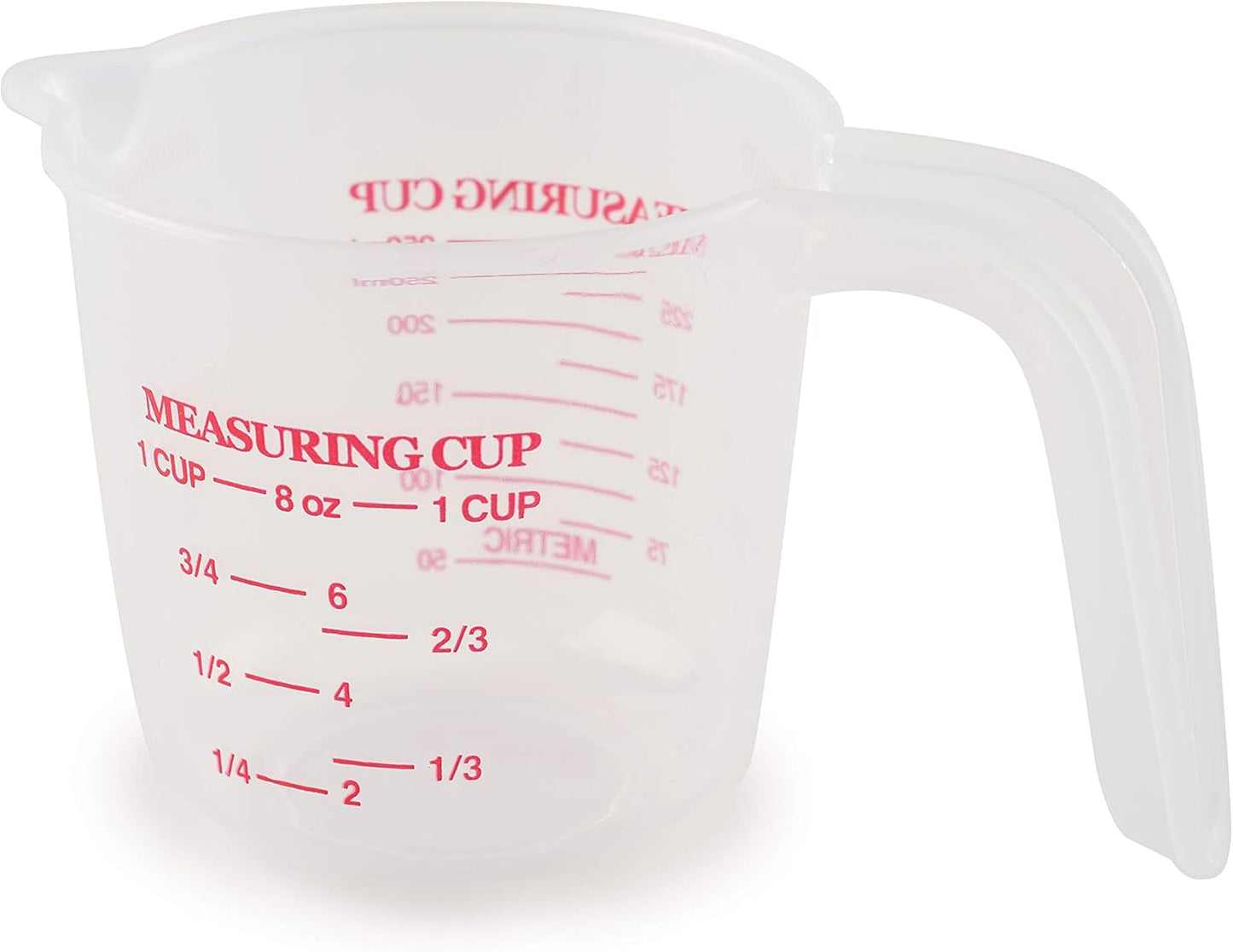 Norpro 1 Plastic Measuring Cup, Multicolored