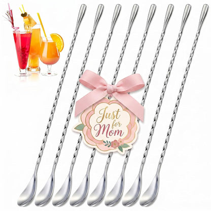 6 PCs Ceramic Handle Coffee Spoons Set – 6.1" Small Dessert Spoons with Floral Design – Stainless Steel Tea & Dessert Sugar Spoon for Coffee Bar, Espresso, Hot Drinks | Kitchen Gift Set for Women