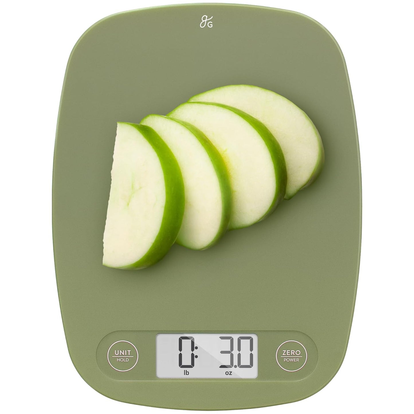 Greater Goods Food Scale – Digital Kitchen Scale, 1g Precision, Easy-Tare & Quick Conversion, Slim Compact Design, Durable & Portable | Ideal for Cooking, Baking & Meal Prep