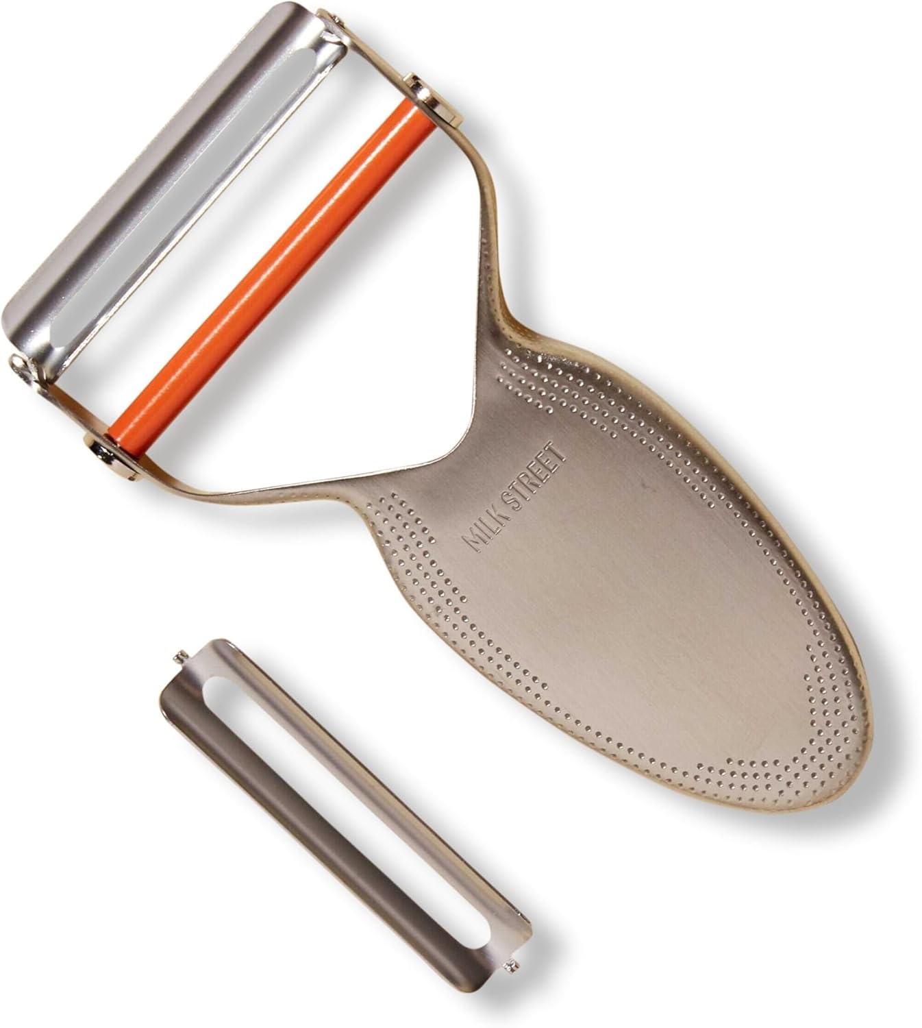 Milk Street Peeler Bundle - Precision Peeler and Julienne Peeler with Replacement Blades - Durable and Dishwasher Safe - Tough Veggies, Potatos, Carrots, Squash,