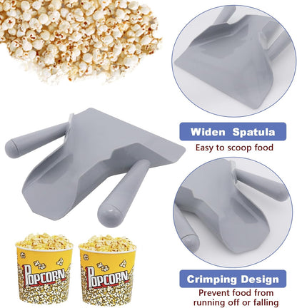 French Fry Scoop & Scooper - Polycarbonate Multipurpose Utility Scooper for Ice Candy Snacks & More
