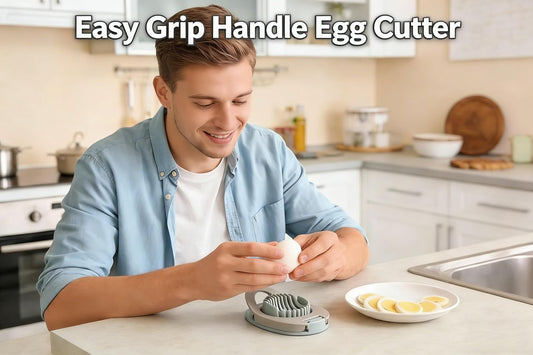 2pcs Egg Slicer for Boiled Eggs, Kiwifruit Strawberry Cutter with Stainless Steel Wire