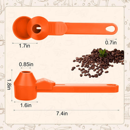 Palksky Coffee Scoop & Funnel for Reusable K Cup Refillable Coffee Pods, 2 Tablespoon Slide Coffee Measuring Funnel Scooper,1PCS