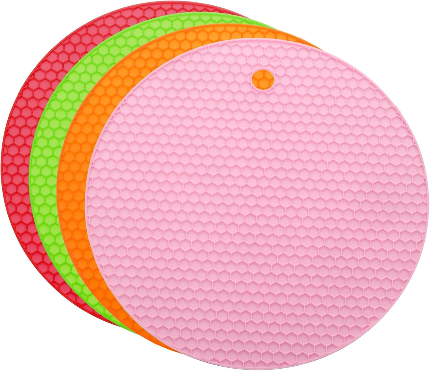 uxcell 4pcs Silicone Jar Opener Pads, 17.5cm/7" Texture Can Opener Multipurpose Round Bottle Lid Opener Non-Slip Coasters for Weak Hands Seniors Children, Black