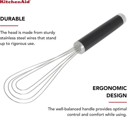 KitchenAid Classic Utility Whisk, 10.5 Inch, Black