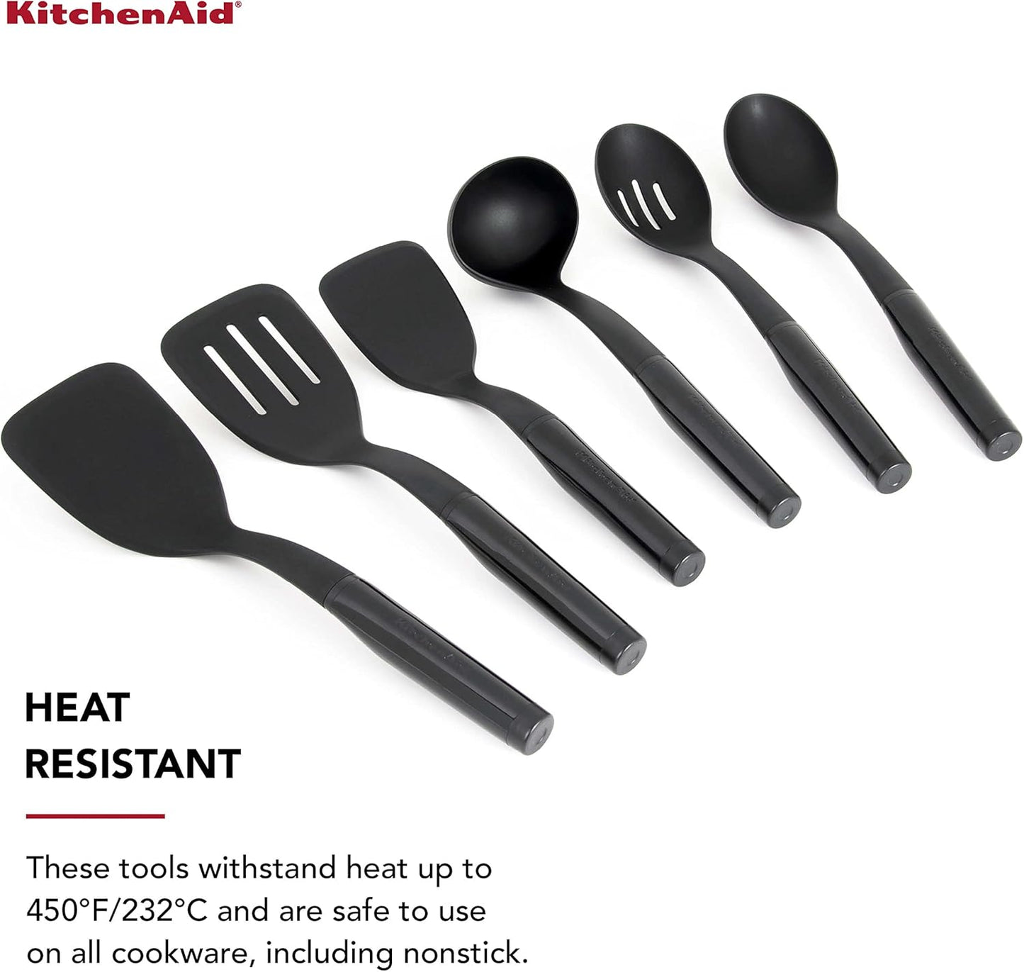 KitchenAid Universal Tool Set, 6 Piece, Black