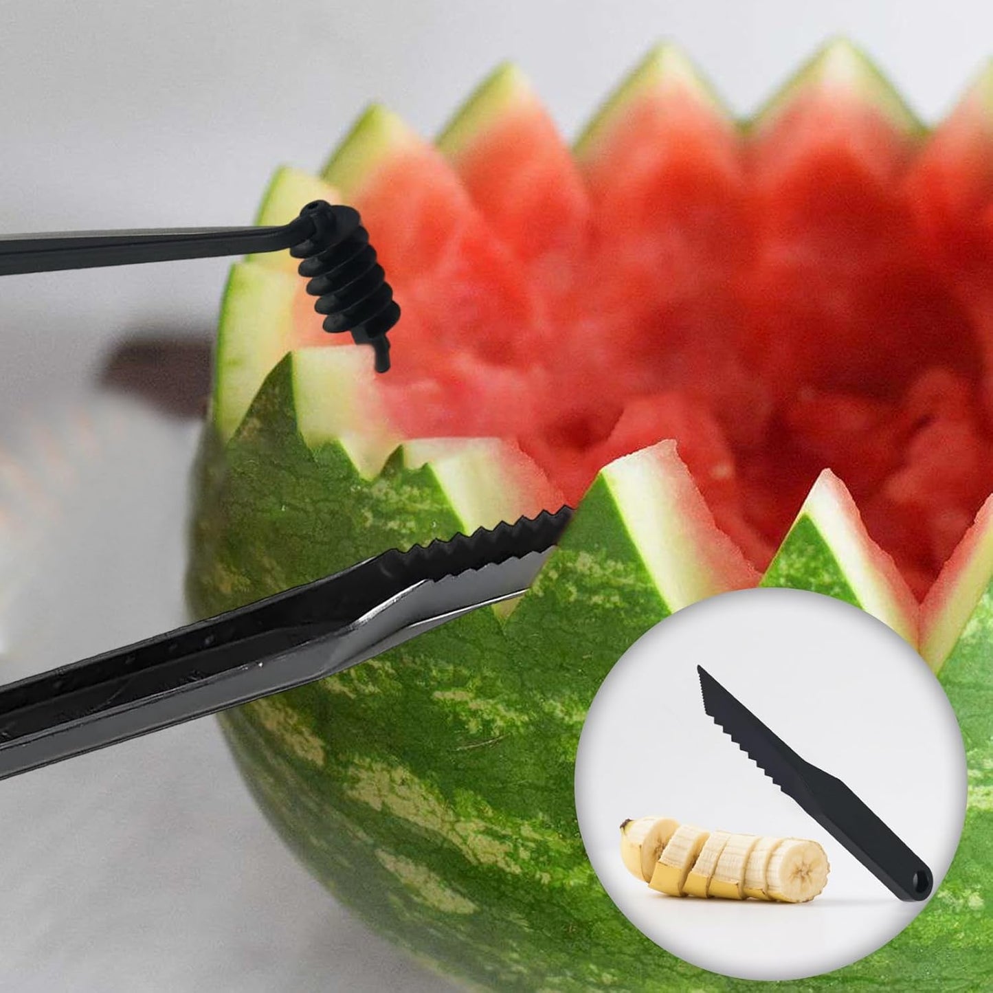 Kitchen Spiral And V-Shaped Tools, Blade Julienne Cutter,Fruit Shape Cutters,Multifunctional Vegetables Cutter For Slicing Potatoes, Cucumbers and Vegetables in Spirals