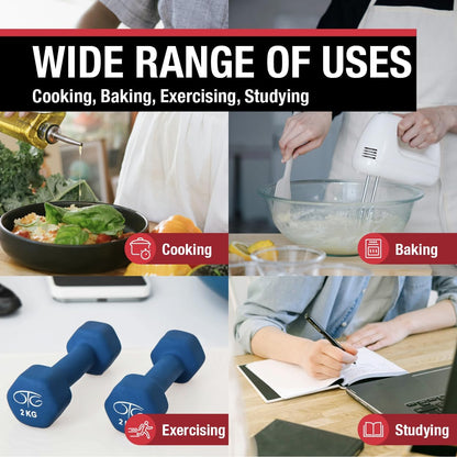 CDN Extra-Big Digit Timer | Counts Up & Down, 100 Minutes by Minutes & Seconds, Extra-Large Digits, Loud Alarm, Stand, Hang, Magnet Mounting, Perfect for Batch Baking - TM15
