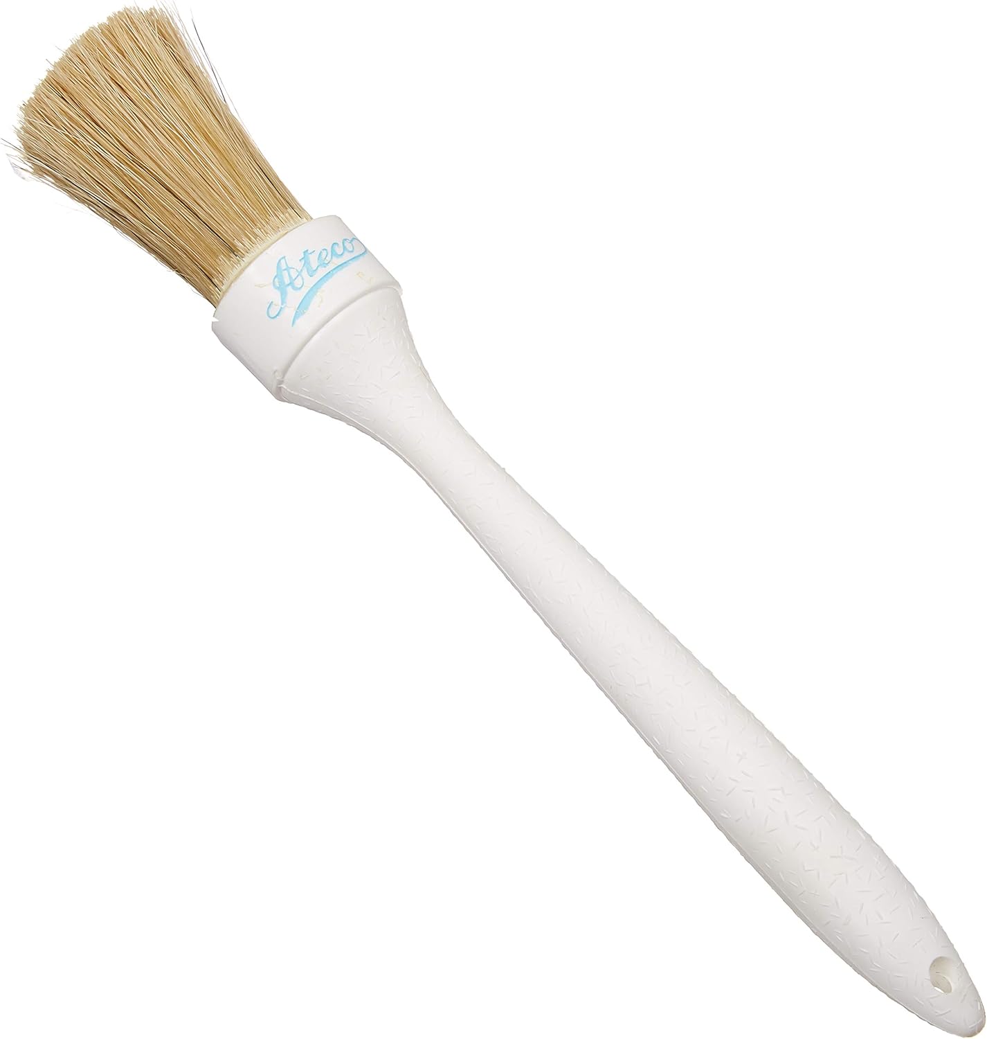 Ateco Pastry Brush, 2-Inch Wide Head with Natural White Boar Bristles & Molded Plastic Handle