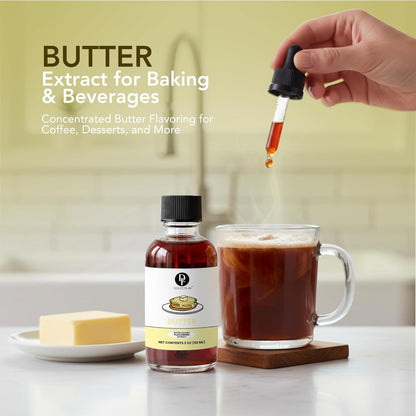 Dolce Flav Cheesecake Extract – 2 Ounce Water-Soluble Kosher, Sugar-Free, Concentrated Creamy Flavor for Desserts, Frostings & Pastries, Includes Measured Dropper