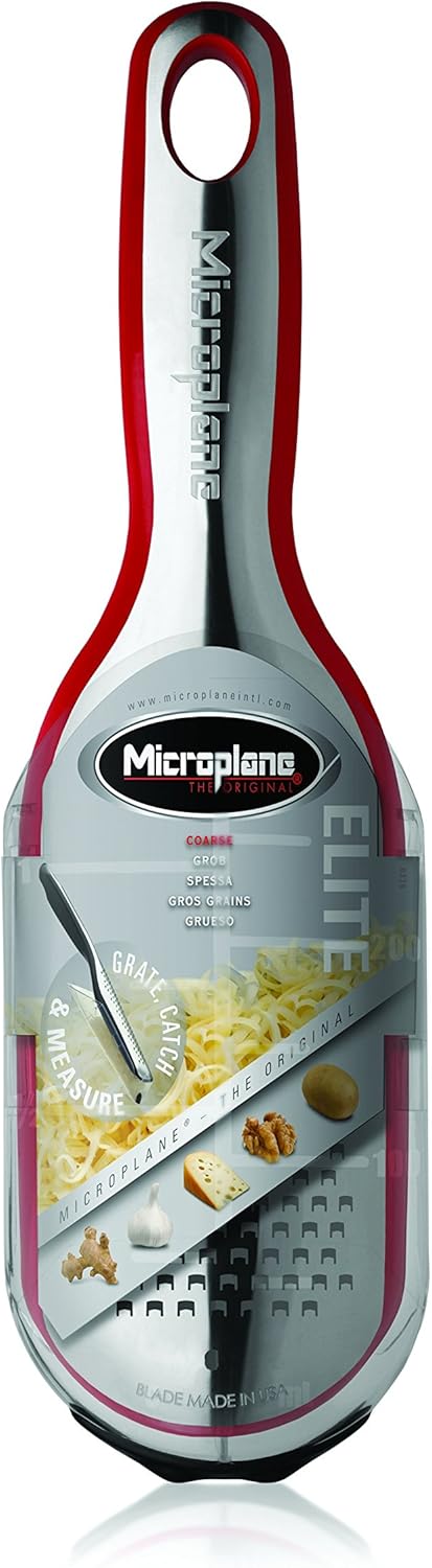 Microplane Elite Series Grater (Fine, Red)