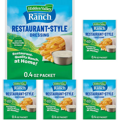 Hidden Valley Original Ranch Restaurant Style Dressing Recipe Mix, 0.4 Ounce (Package May Vary)