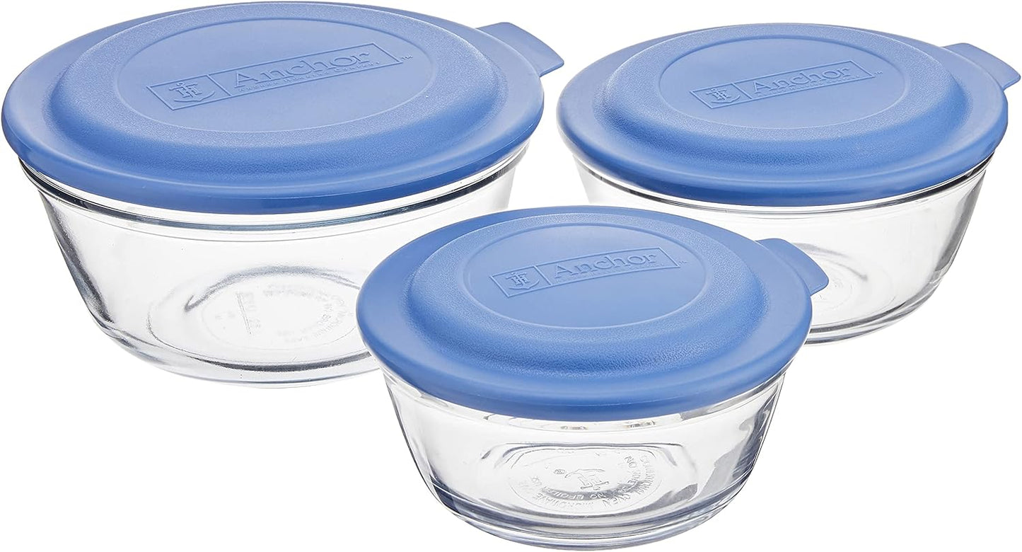Anchor Hocking Glass Mixing Bowl, 4-Quart