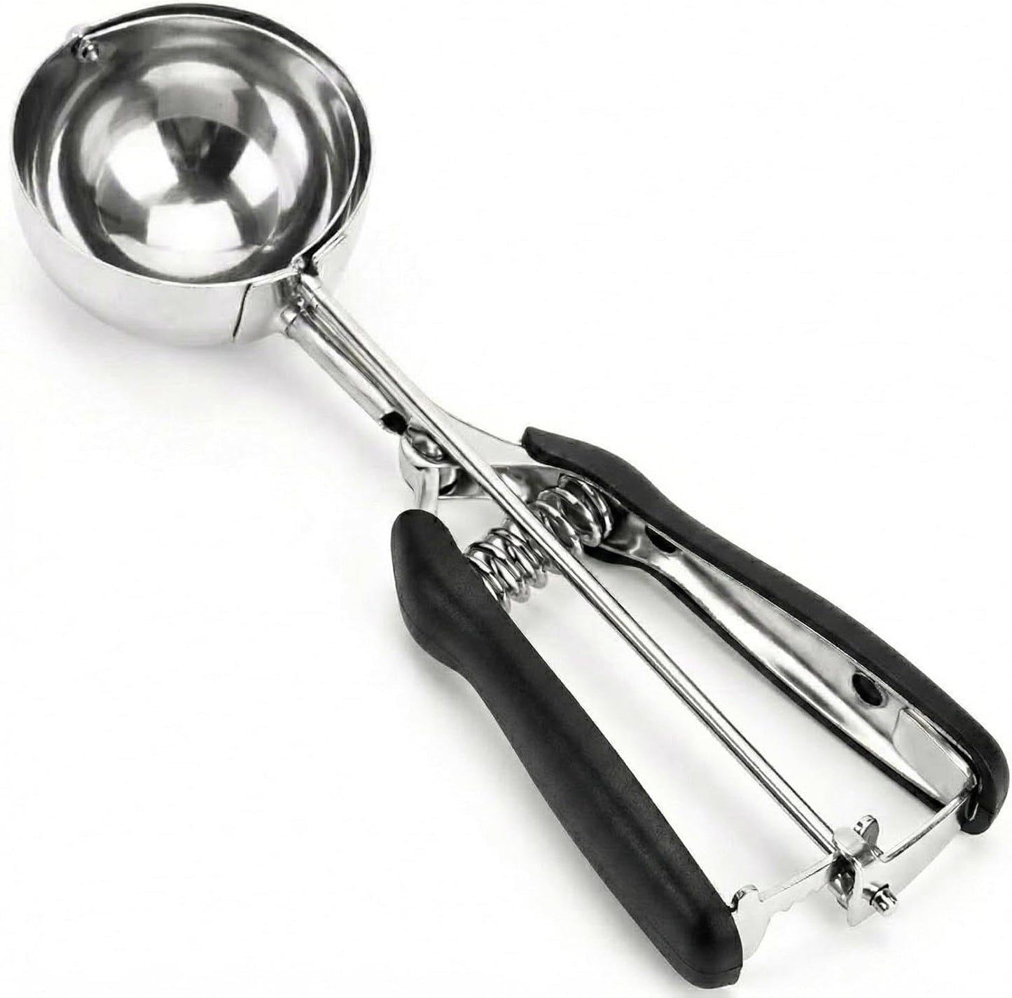 Ice Cream Scoop, 18/8 Stainless Steel Cookie Scoop, Cookie Scoops for Baking, 2 Tbsp/ 30 ml/ 1 oz Cookie Dough Scoop, Ice Cream Scooper with Trigger Release, Cookie Scooper for Baking