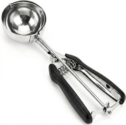Ice Cream Scoop, 18/8 Stainless Steel Cookie Scoop, Cookie Scoops for Baking, 2 Tbsp/ 30 ml/ 1 oz Cookie Dough Scoop, Ice Cream Scooper with Trigger Release, Cookie Scooper for Baking