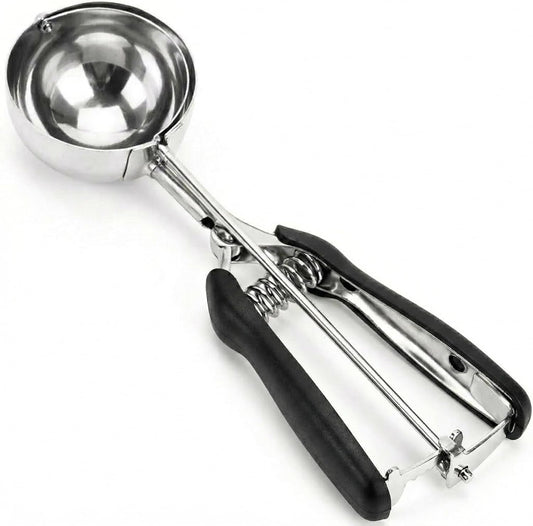 Ice Cream Scoop, 18/8 Stainless Steel Cookie Scoop, Cookie Scoops for Baking, 2 Tbsp/ 30 ml/ 1 oz Cookie Dough Scoop, Ice Cream Scooper with Trigger Release, Cookie Scooper for Baking