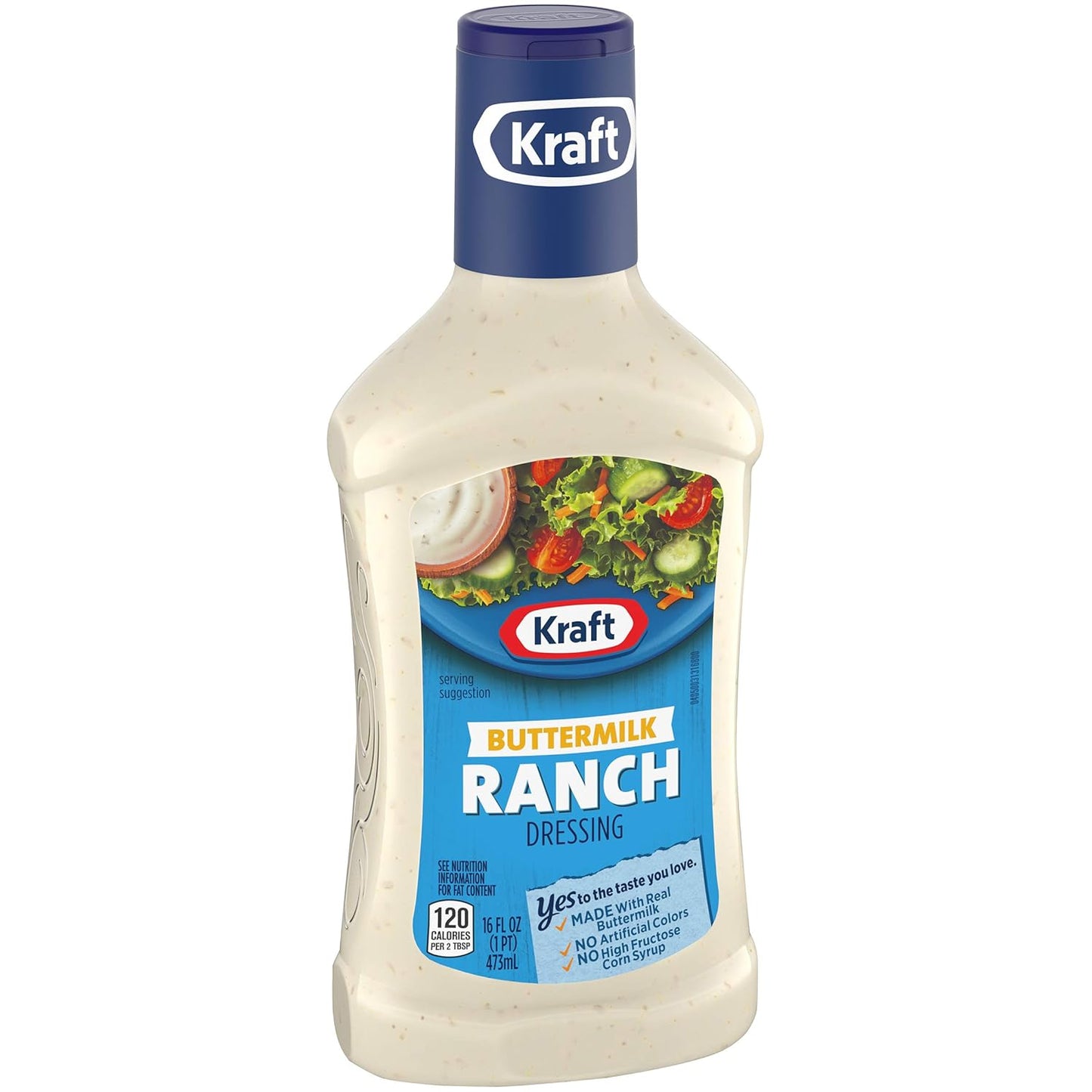 Kraft Classic Ranch Dressing, 16 fl oz Bottle