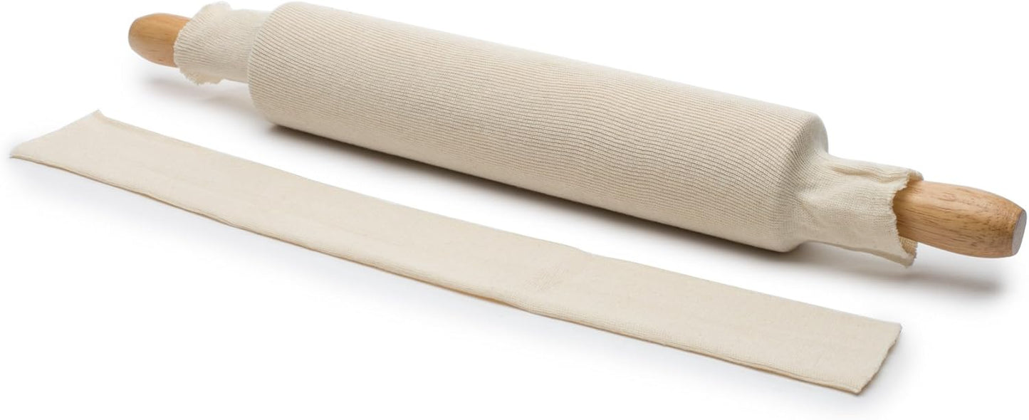 Fox Run Rolling Pin Covers, Cotton, Set of 2