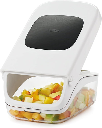 OXO Good Grips Vegetable and Onion Chopper with Easy Pour Opening White