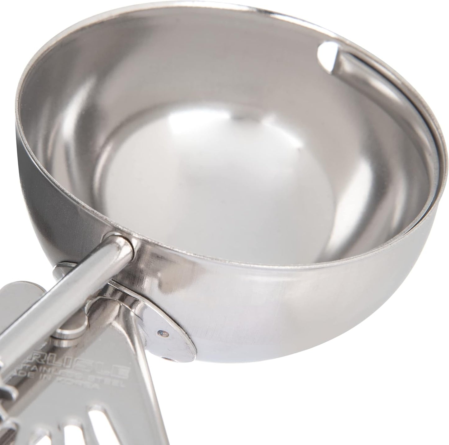 Carlisle FoodService Products 60300-30 Stainless Steel Portion Control Disher Scoop, 1.3 oz, Black, 1 Count