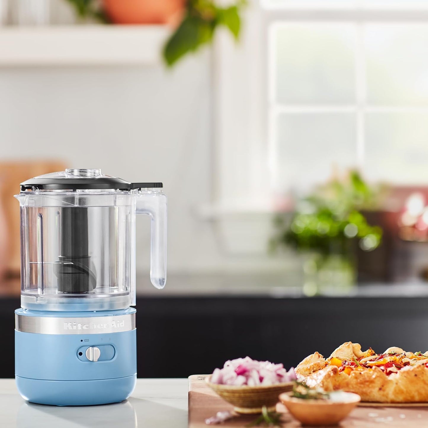 KitchenAid 5 Cup Food Chopper KFC0516BM, Matte Black