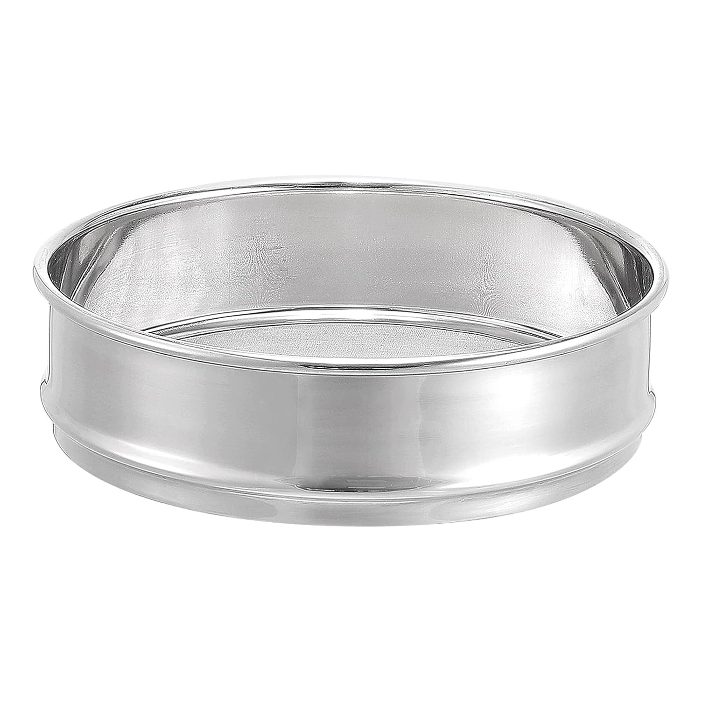 PATIKIL 35 Mesh Lab Sieve, 8" Diameter Test Sieve 304 Stainless Steel Wire Cloth (0.5mm) for Industrial Laboratory