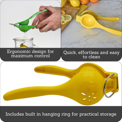 IMUSA 3pc Lime, Lemon & Orange Squeezer Set