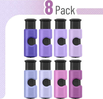 Mr. Pen- Squeeze and Lock Bread Bag Clips, 2.4 Inch, 8 Pack, Multicolor Squeeze Lock Clips, Reusable Bag Closures for Bread, Snacks, Coffee, Food Storage, Fits Thick and Thin Bags