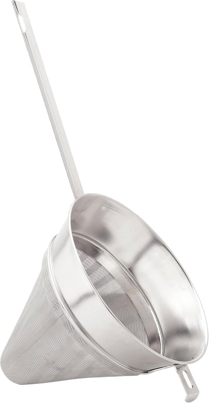 HIC Kitchen Chinois Fine-Mesh Cone Sieve, 18/8 Stainless Steel, For Straining Sauces, Soups, And Purees, 7-Inch Diameter