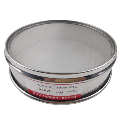 LABALPHA 120 Mesh Lab Sieves, #120 Mesh Test Sieve, 8'' Diameter, 304 Stainless Steel Wire Cloth (0.125mm)
