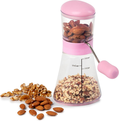 Prepworks by Progressive Nut Chopper with Non-Skid Base, Red