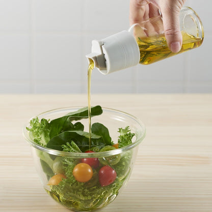 Hario One Touch Dressing Bottle, 240ml Pale Grey