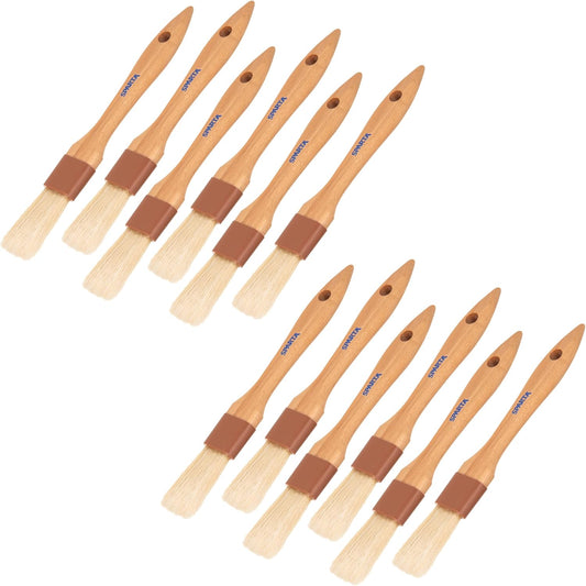 SPARTA Kitchen Basting Brush – 4037300 Basting Brush for Cooking Flat Boar Bristle Brush, Hardwood Handle for Kitchens, Restaurants, Catering, High Heat Food Prep, 1.5in