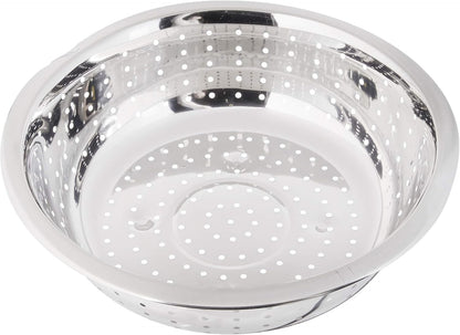 Winco Aluminum Colander with Base, 8-Quart, Medium