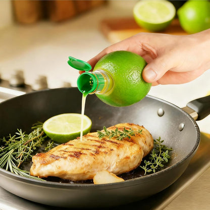 4 Pcs Lemon Squeezer, Manual Lemon Juicer Portable Heavy Duty Plastic Lime Juicer Easy to Clean Lime Squeezer Bar Tool for Cocktails Cooking Drinks