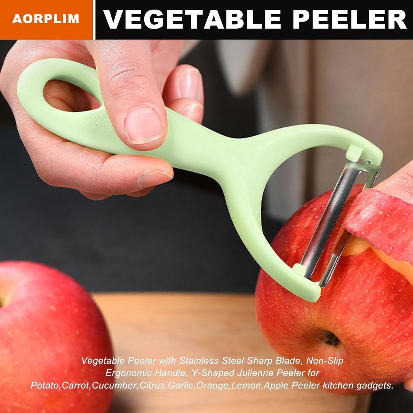 Crinkle Cutter and Potato Cutter 2 PCS, Wave Slicer Dicer Fry Cutter with Stainless Steel Blade Food-safe for Veggies, Handheld Vegetable Chopper, Salad Garnishing Tool, DishwasherSafe
