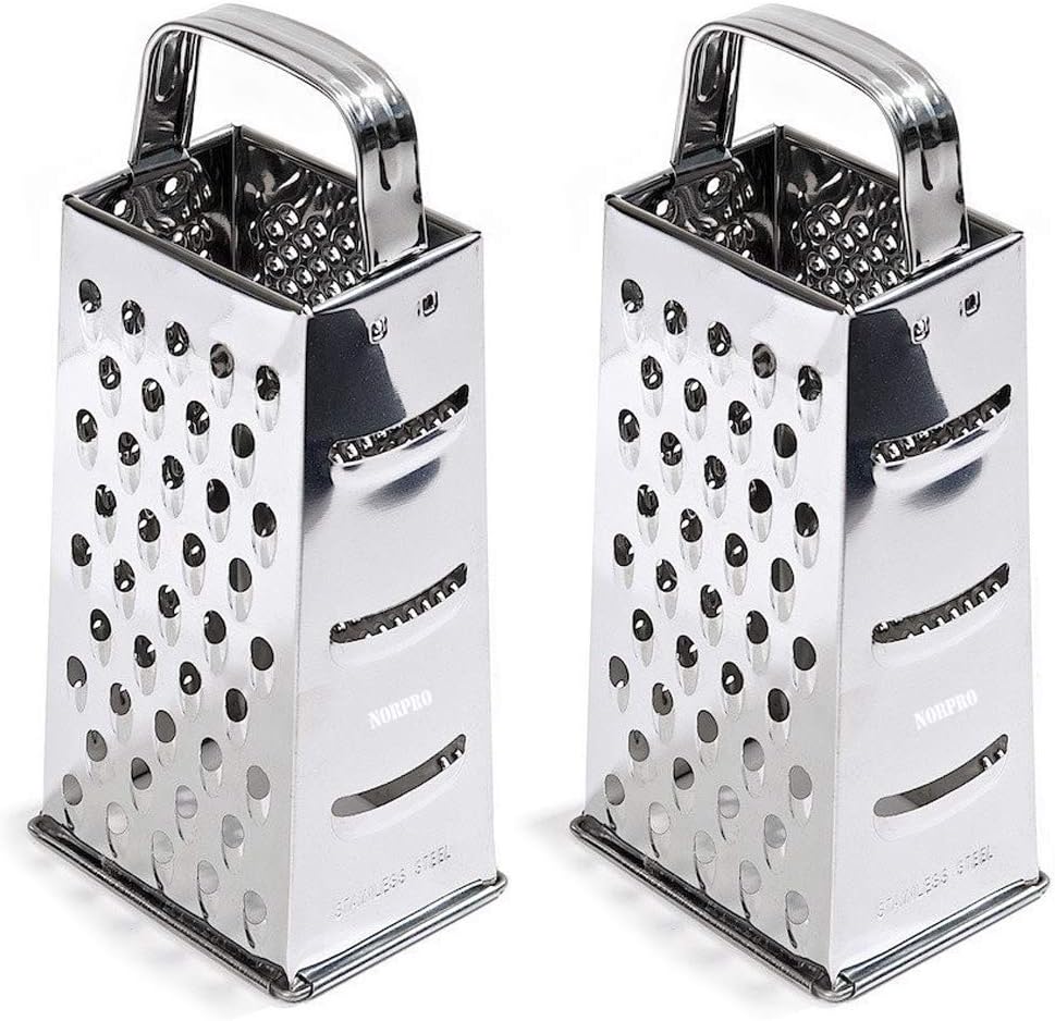 Norpro Stainless Steel Grater, Silver