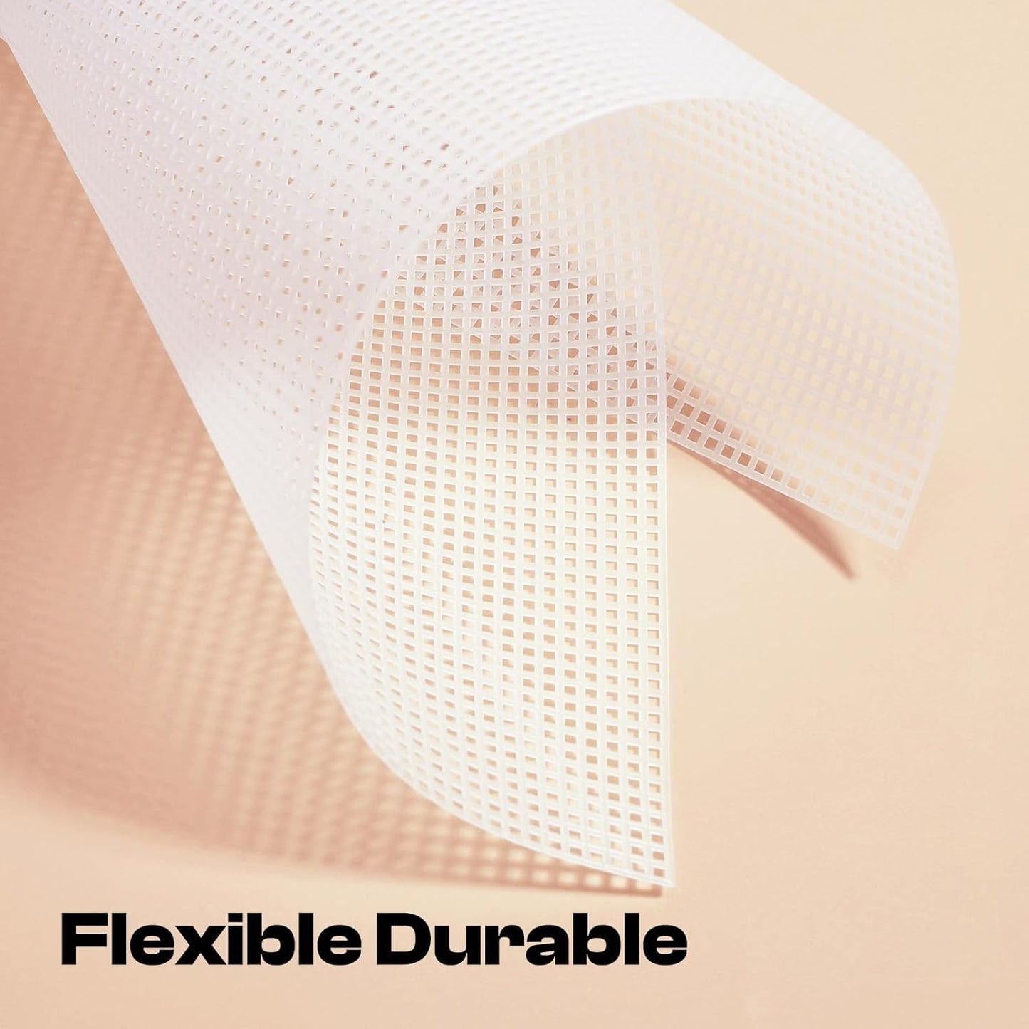 Caydo 2 Pieces 7 Count Plastic Mesh Canvas Sheets for Embroidery, Acrylic Yarn Crafting, Knit Crochet Projects and Make Aquarium Dividers (10.5 X 13.5 Inch)