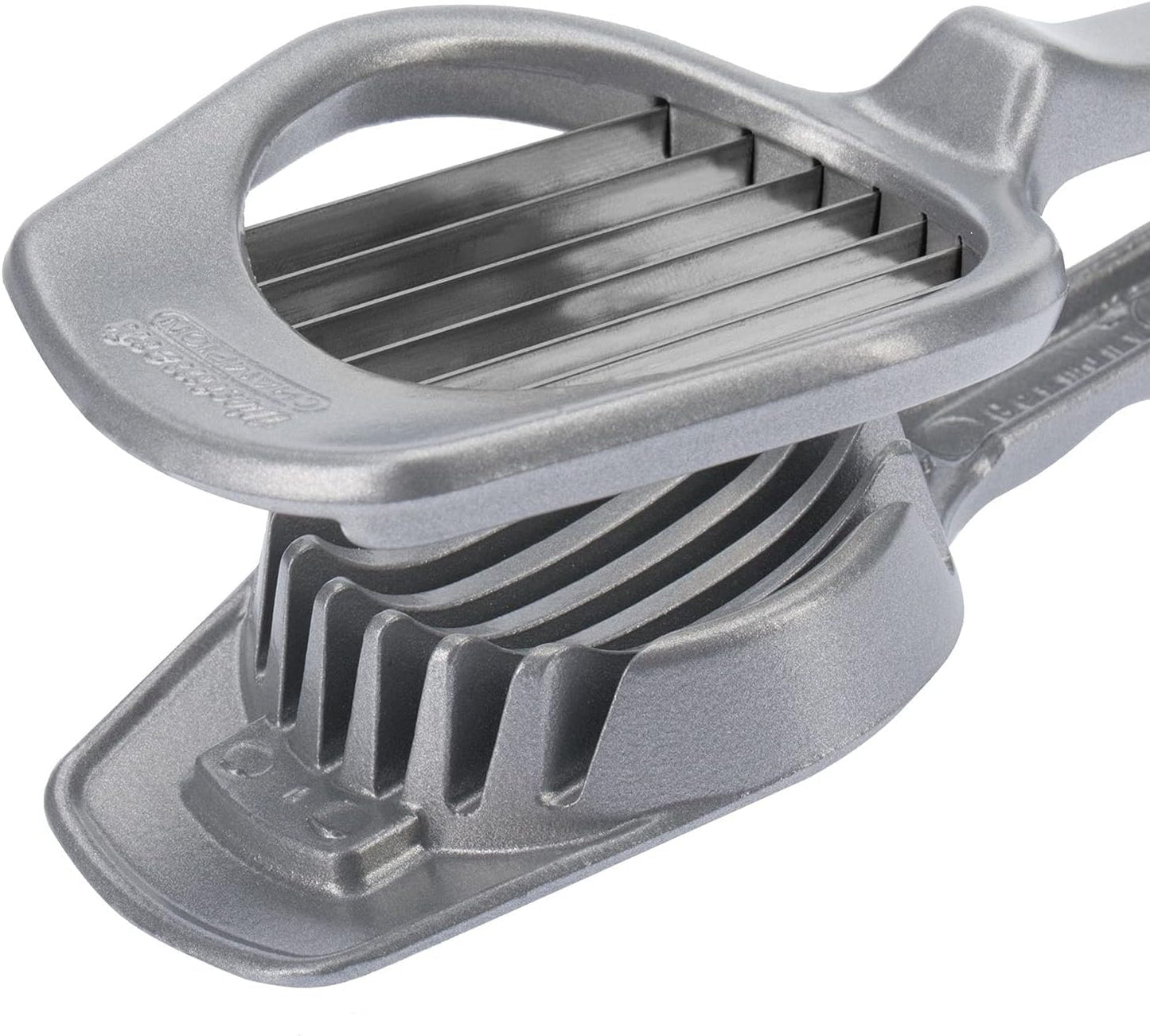 Westmark Mushroom & Egg Slicer – Heavy-Duty Aluminum Cutter with 7 Stainless Steel Blades for Even Slices, Multi-Purpose Food Slicer for Mushrooms, Eggs, Strawberries & Kiwi, Kitchen Essentials
