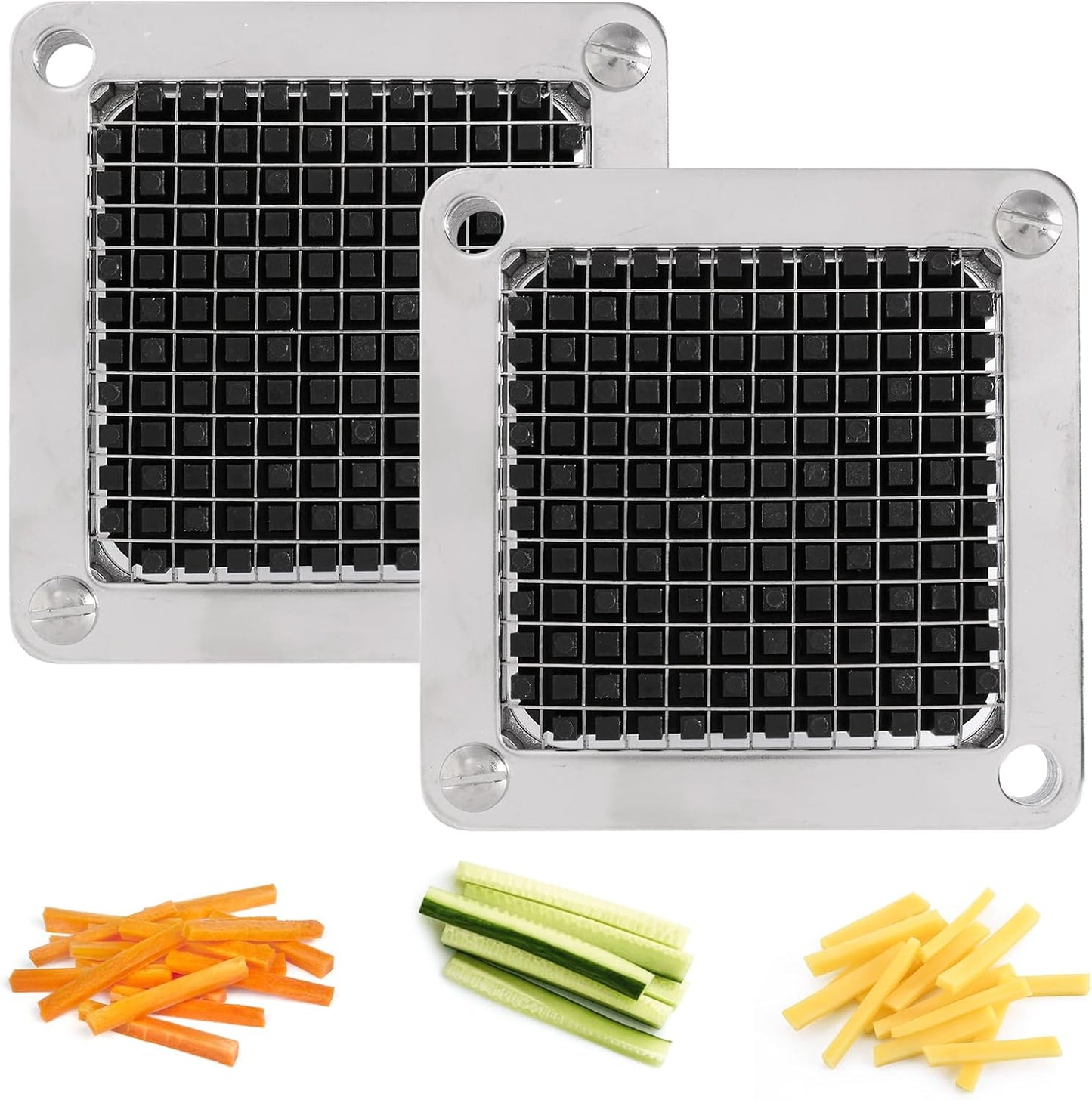 Replacement Chopper Blade Commercial Vegetable Chopper Dicer Stainless Steel Blade for Fruit Cutting Machine Tomato French Fries Cutter (3/8″ Blade)