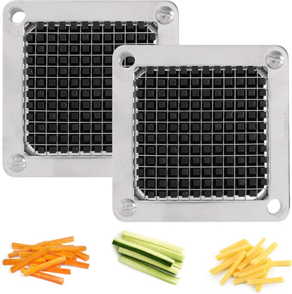 Replacement Chopper Blade Commercial Vegetable Chopper Dicer Stainless Steel Blade for Fruit Cutting Machine Tomato French Fries Cutter (3/8″ Blade)