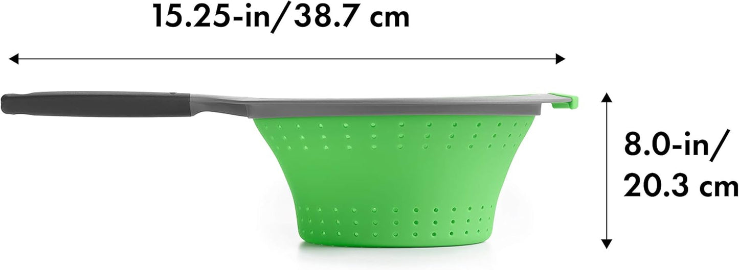 OXO Collapsible Colander, 3.5 quart, Green
