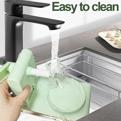 Apple Peeler, Slicer, and Corer Set – 8 Wedges Apple Slicer Corer，Stainless Steel Blades，Effortless Peeling for All Apples & pears (green)