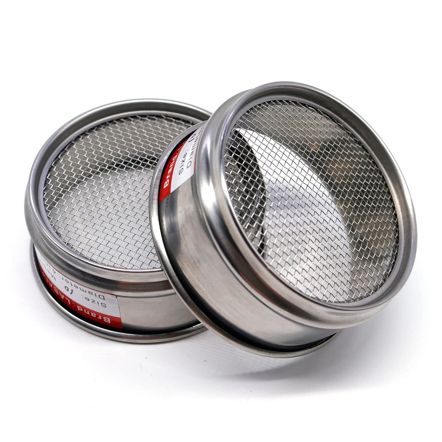 LABALPHA 70 Mesh Lab Sieves, Test Sieve #70 Mesh, 4'' Diameter, 304 Stainless Steel Wire Cloth (0.22mm)
