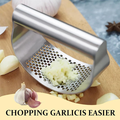 3pc Garlic Rocker, Garlic Press Rocker Set, Easy-to-Use Garlic Mincer for Cooking, Ideal for Small Hands and Weak Grip, Dishwasher Safe Kitchen Gadget