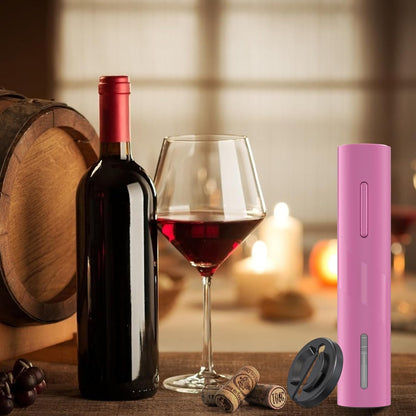 COKUNST Electric Wine Opener, Battery Operated Wine Bottle Openers with Foil Cutter, One-click Button Corkscrew Remover for Home Kitchen Party Wedding