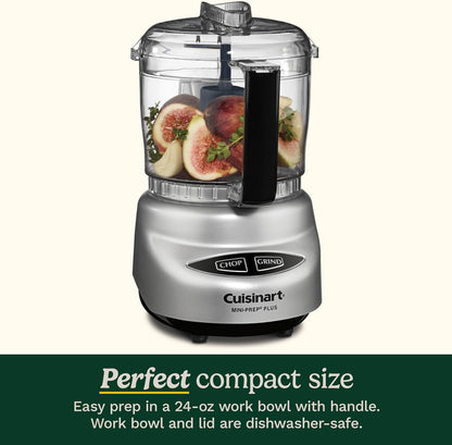 Cuisinart Mini Prep Plus Food Processor, 4 Cup, Brushed Stainless (Shiny)