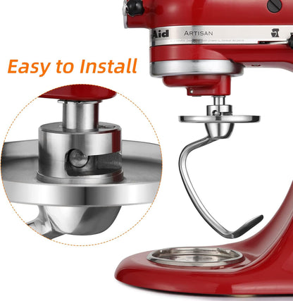 Gdrtwwh Glass Bowl for KitchenAid 4.5-5 Quart Tilt-Head Stand Mixer,Replacement with KitchenAid Artisan Mixer Glass Bowl