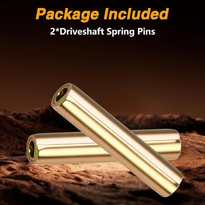 Driveshaft Spring Pin (Roll Pin), Spring Pin Ace Compatible with Polaris RZR 570 800 900 1000, Replace#:7661913